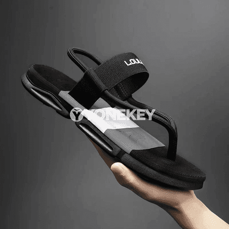 Erkekler üçin tomuslaýyn sandallar, ýeňil we rahat gündelik şypbyklar