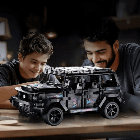DIY gurluşyk blokly sport awtoulagy 1:14, RC model oýunjak