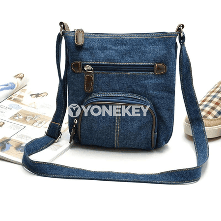 Zenanlar üçin denim egin sumka — gündelik we syýahat üçin