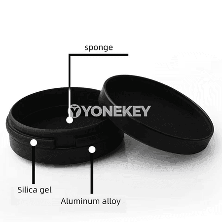 Metal alýumin garyndysyndaky portativ naýşnik gutusy, suw geçirmeýän