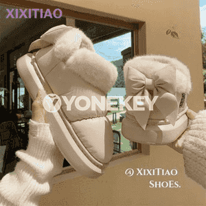 Gyzlar üçin niýetlenen gyş aýakgaplary.