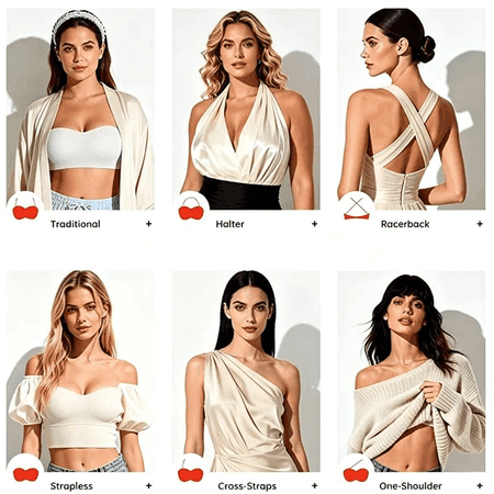 Aýal-gyzlar üçin gaýyşsyz bandeau bra, çykarylýan gaýyşly