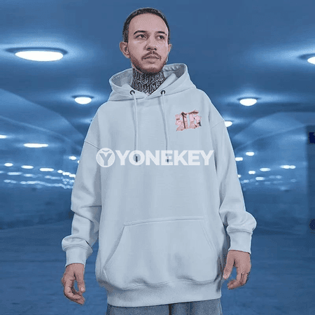 Erkekler üçin oversize hoodi, M-8XL, şäherçe stilinde