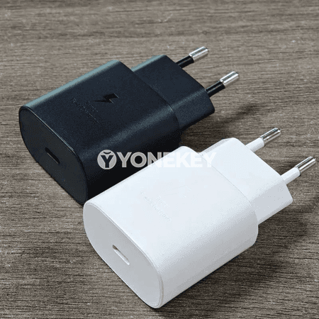 Samsung 25W USB-C çalt zarýad beriji adapter, Galaxy üçin