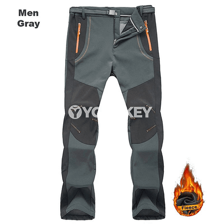 Erkekler üçin ýyly fleece ýöriş balagy, suw geçirmeýän, ýel geçirmeýän