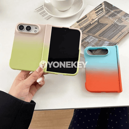 iPhone Duo üçin gradient slim gorag gapagy, ýeňil we berk