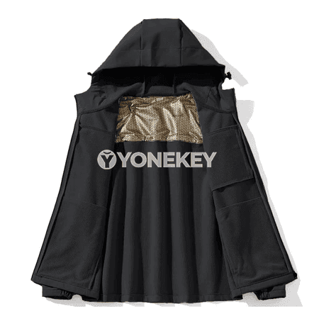 LNGXO erkekler üçin ýyly suw geçirmeýän ýel päsgel berýän softshell kurtka