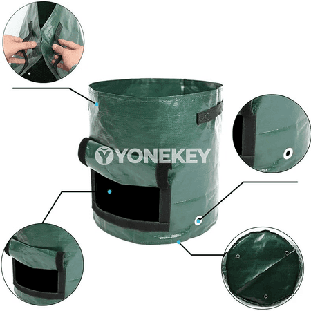 Kartoşka ekmek sumkasy, bag üçin 3 gallon ösümlik ösdürmek haltasy