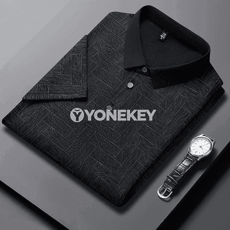 Erkekler üçin ýazky polo köýnek, çaply, rahat we döwrebap stil