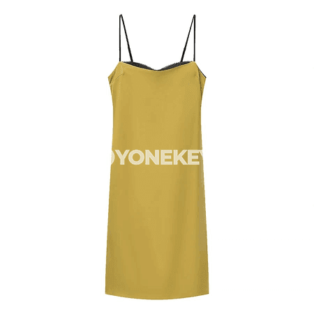Zenanlar üçin ýazky midi bodycon satin köýnek, ýeňsiz, akşamlary üçin