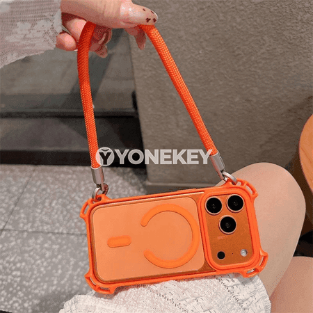 iPhone üçin boýundan asylýan magnitli açyk kover