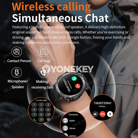 GPS sport akylly sagat, kompasly, suwa çydamly, AMOLED ekranly