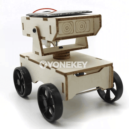 Gün energiýasy bilen işleýän robot gurluşyk toplumy, çagalar üçin okuw oýnawaçlary