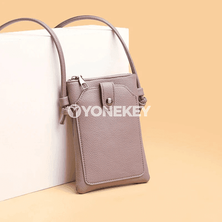Zenanlar üçin kiçi crossbody telefon sumkasy, PU deri, ýeňil we şık
