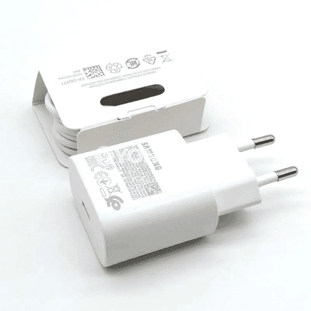 Samsung üçin 25W çalt zarýad beriji adapter, EU/US, Type-C