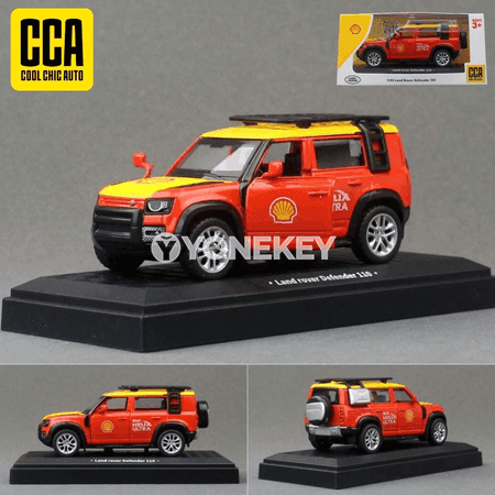 Land Rover Defender 110 1:43 metal modeli, çekilýän oýnawaç awtoulag