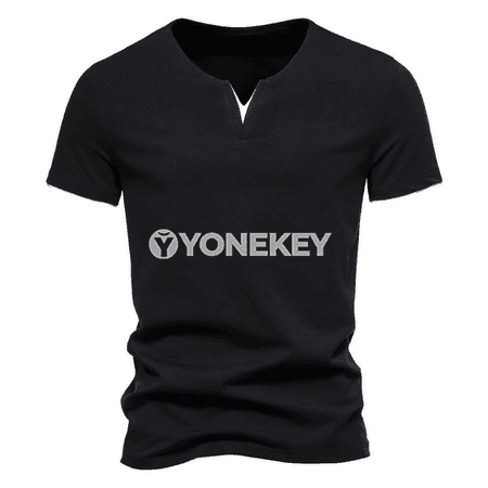 Erkekler üçin gysga ýeňli Henley futbolka