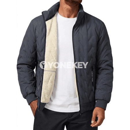 Erkekler üçin ýyly gyş kurtkasy, galyň fleece penjek