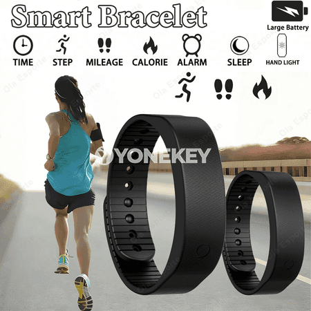 LED sanly oýanma sagady, titremeli budikly sport bileklik HT30