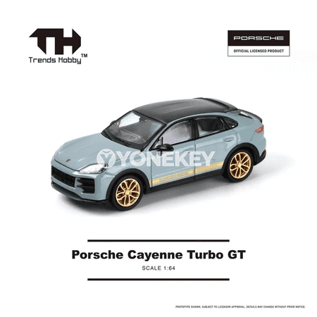 Porsche Cayenne Turbo GT 1:64 metal modeli, kolleksiýa oýnawaç awtoulag