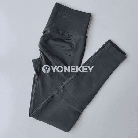 Aýal-gyzlar üçin ýokary belli, tikinsiz sport legging, fitnes we ýoga üçin
