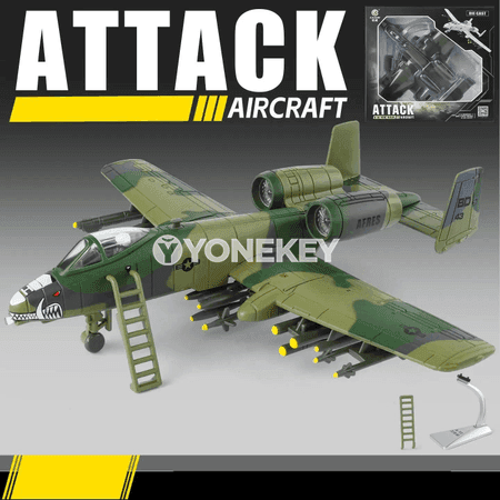 A-10 Thunderbolt II 1:72 metal model uçarman oýnawaç