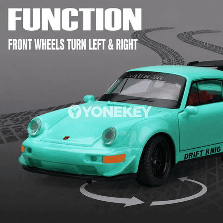 Porsche 964 1:32 metal model awtoulag, sesli we yşykly