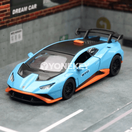 Lamborghini Huracan STO metal model awtoulag, 1:40, çekilýän