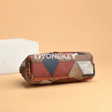 Zenanlar üçin moda shell görnüşli egin sumkasy, kiçi elde göterilýän