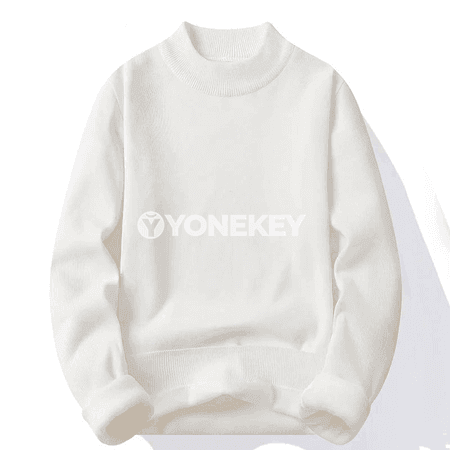 Erkekler üçin ýyly galyň fleece pulower, gündelik stil