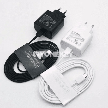 Samsung 45W çalt zarýad beriji adapter, 1.8 m kabel bilen
