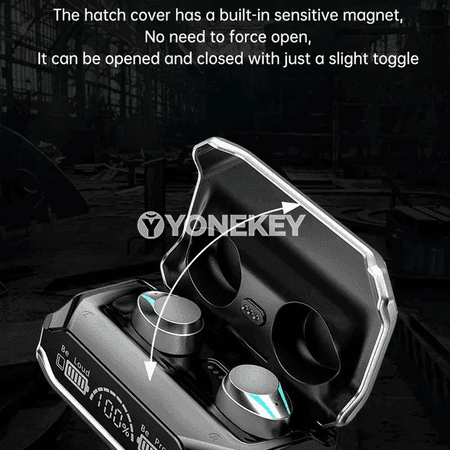 TWS M41 simsiz Bluetooth gulaklyklar, LED displeýli