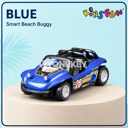 KiNSMART Smart Beach Buggy metal model awtoulag, çekişli, kolleksiýa üçin