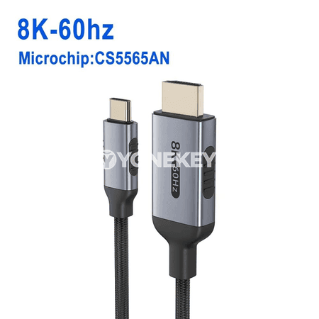 USB-C – HDMI kabel, 8K 60Hz, 1m/2m/3m