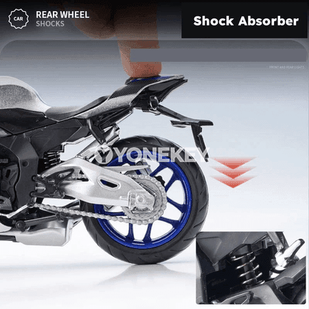 YAMAHA YZF-R1M 1:12 metal model motosiklet oýnawaç
