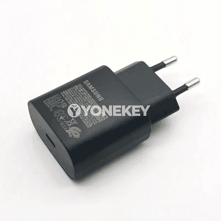 Samsung 25W PD çalt zarýad beriji adapter, Type-C kabel bilen