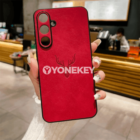 Samsung Galaxy üçin PU deri ýylgynly gapak, deşik görnüşli