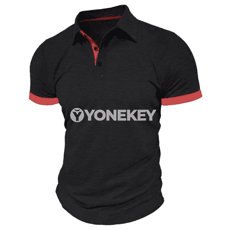 Erkekleriň tomusky polo köýnegi, ýeňli, giň kesim, dem alýan