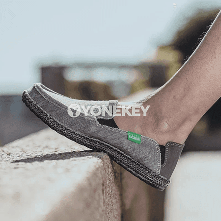 Dem alýan erkek kanwa loafers aýakgaplary, ýeňil we amatly