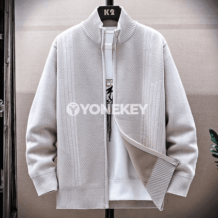 Gyş üçin ýyly erkek cardigan switeri, gündelik stil