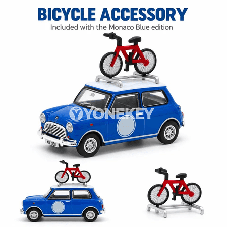Austin MINI Cooper MK1 1:64 klassyk metal model awtoulag