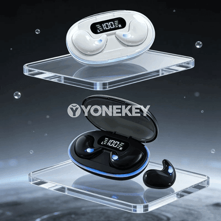 X55 gizlin TWS simsiz nauşnikler, Bluetooth 5.3, suw geçirmeýän