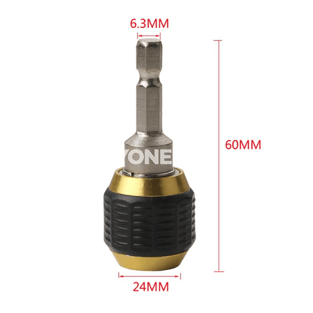 Hexagonal shank drill bit adapteri, çalt baglanyşykly gurluşyk guraly