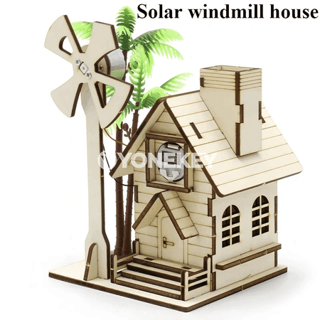 Çagalar üçin gün energiýaly DIY ylmy model oýunjaklary