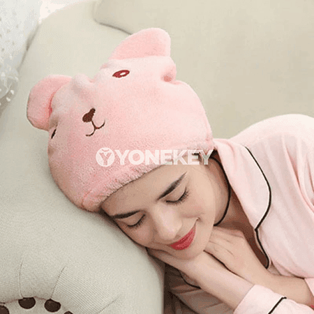 Saç guradyjy başlyk, mikroýumşak, ýokary siňdiriji, ýyly we ýeňil