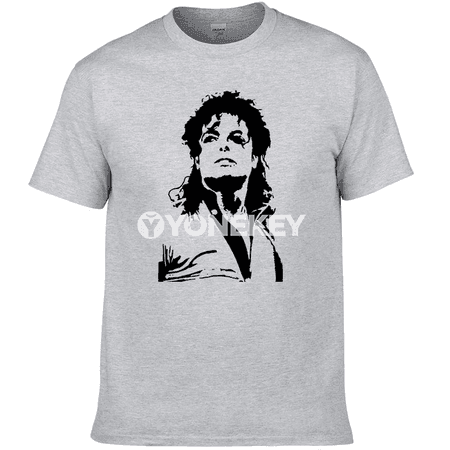 Tomus Michael Jackson erkek futbolkasy, çaply, gysga ýeň