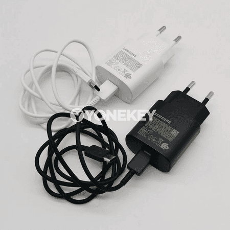 Samsung 25W PD çalt zarýad beriji adapter, EU wilka bilen
