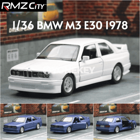 BMW M3 1:36 metal awtoulag modeli, yzyna itekleýän, çagalar üçin