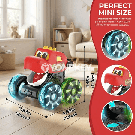 Batyrjyklar üçin yşykly tigirli monster truck oýunjagy