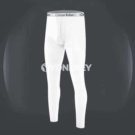 Erkekleriň ýyly içki balagy, inçe fleece, elastik, gyş üçin